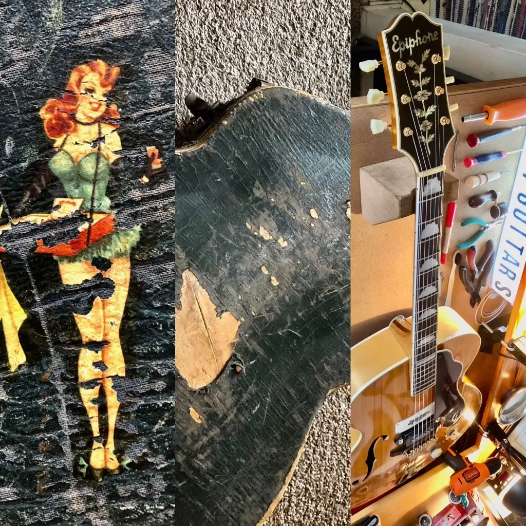 Gallery image 1 showing guitar repair work