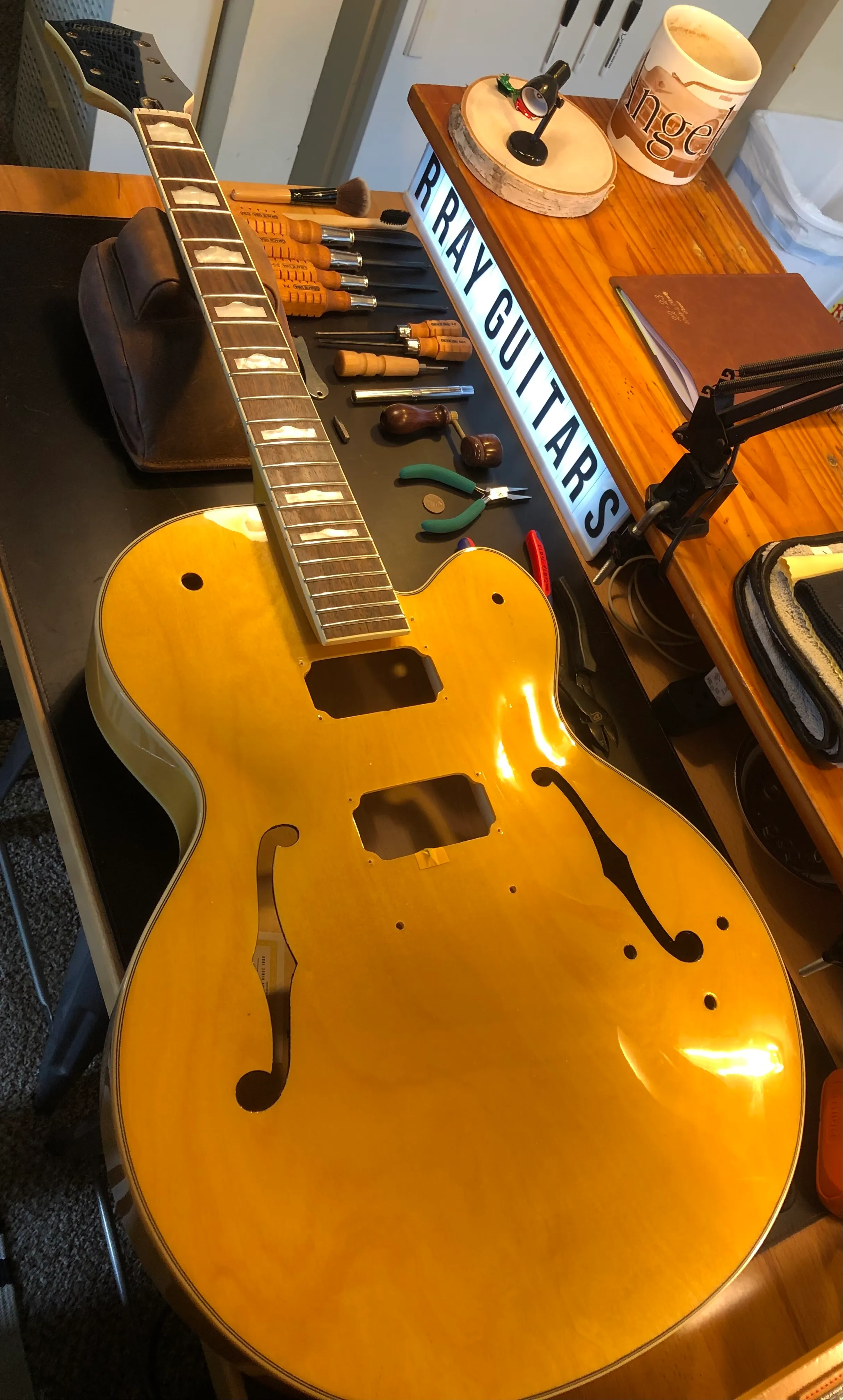 Gallery image 11 showing guitar repair work