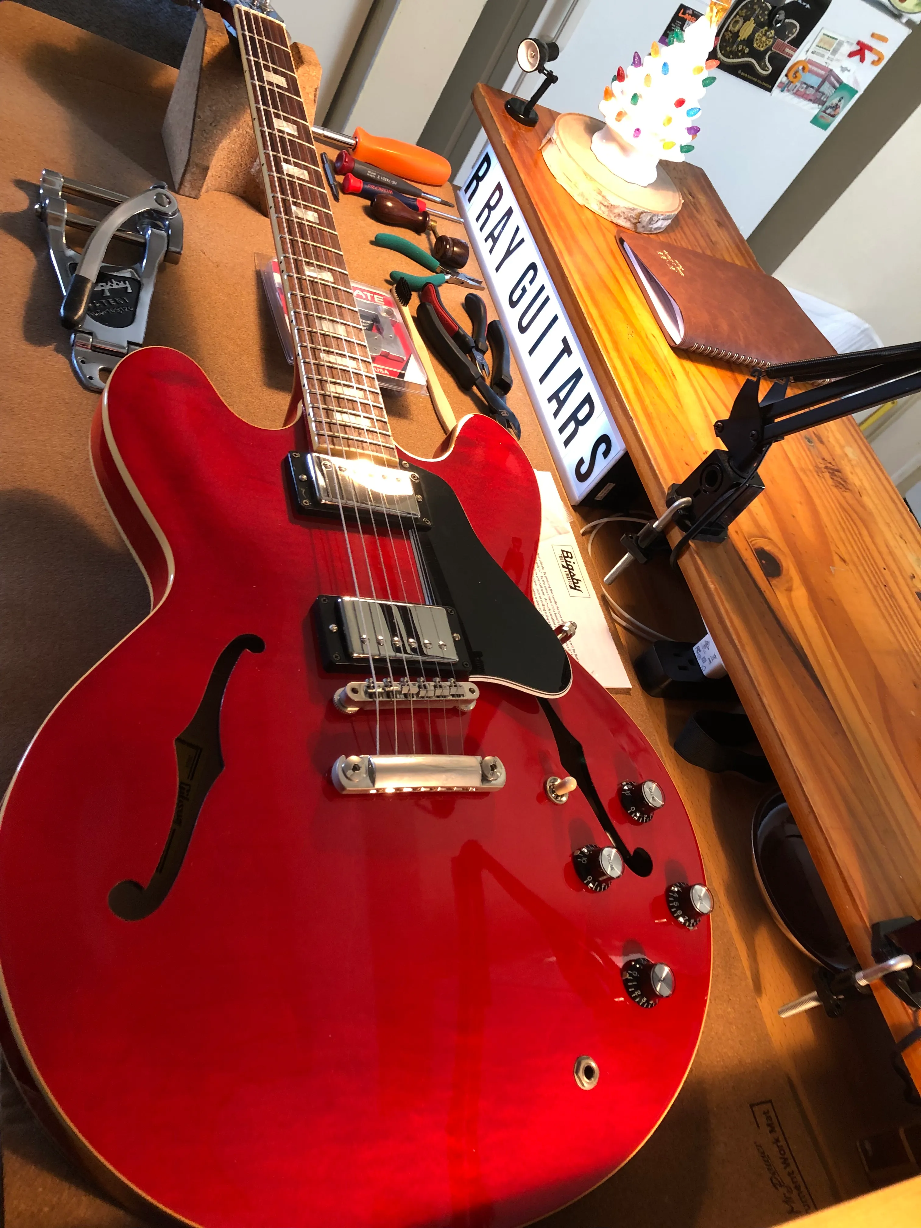 Gallery image 15 showing guitar repair work