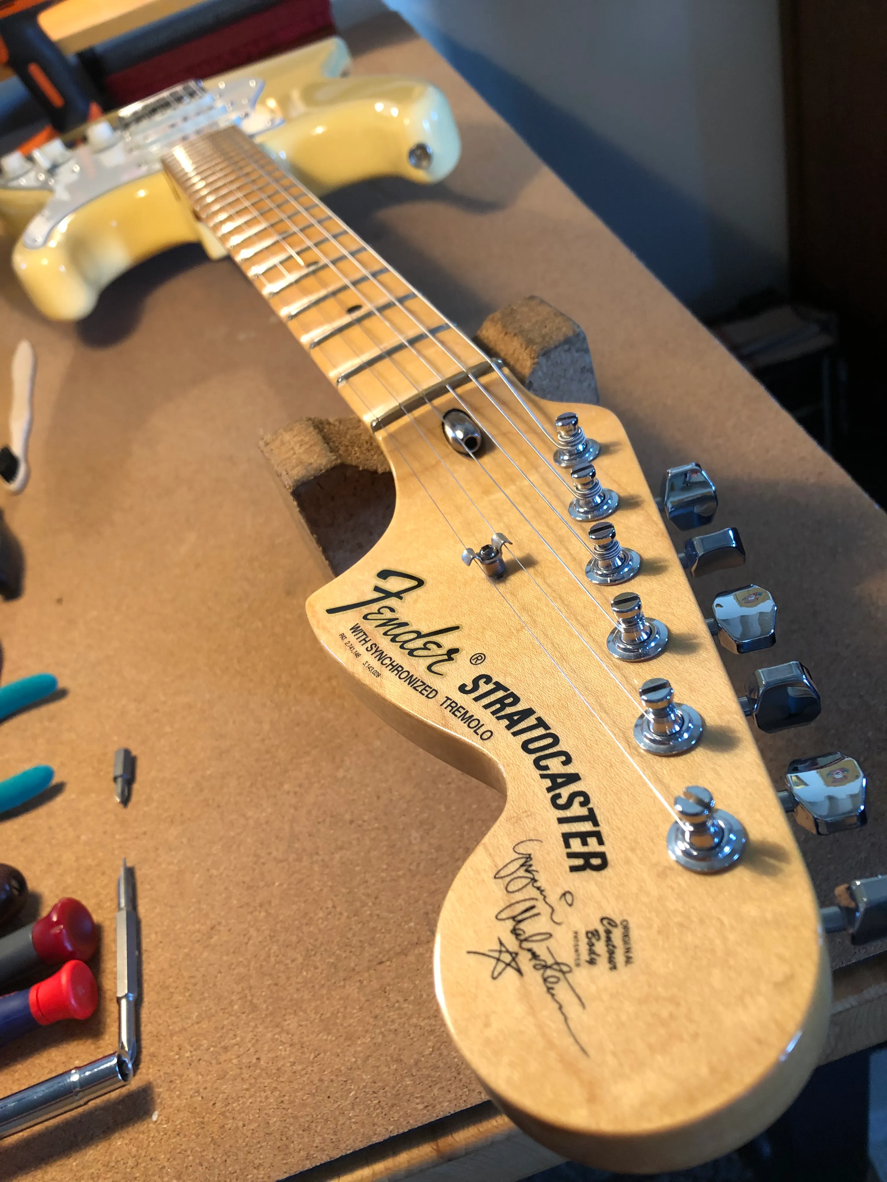 Gallery image 16 showing guitar repair work