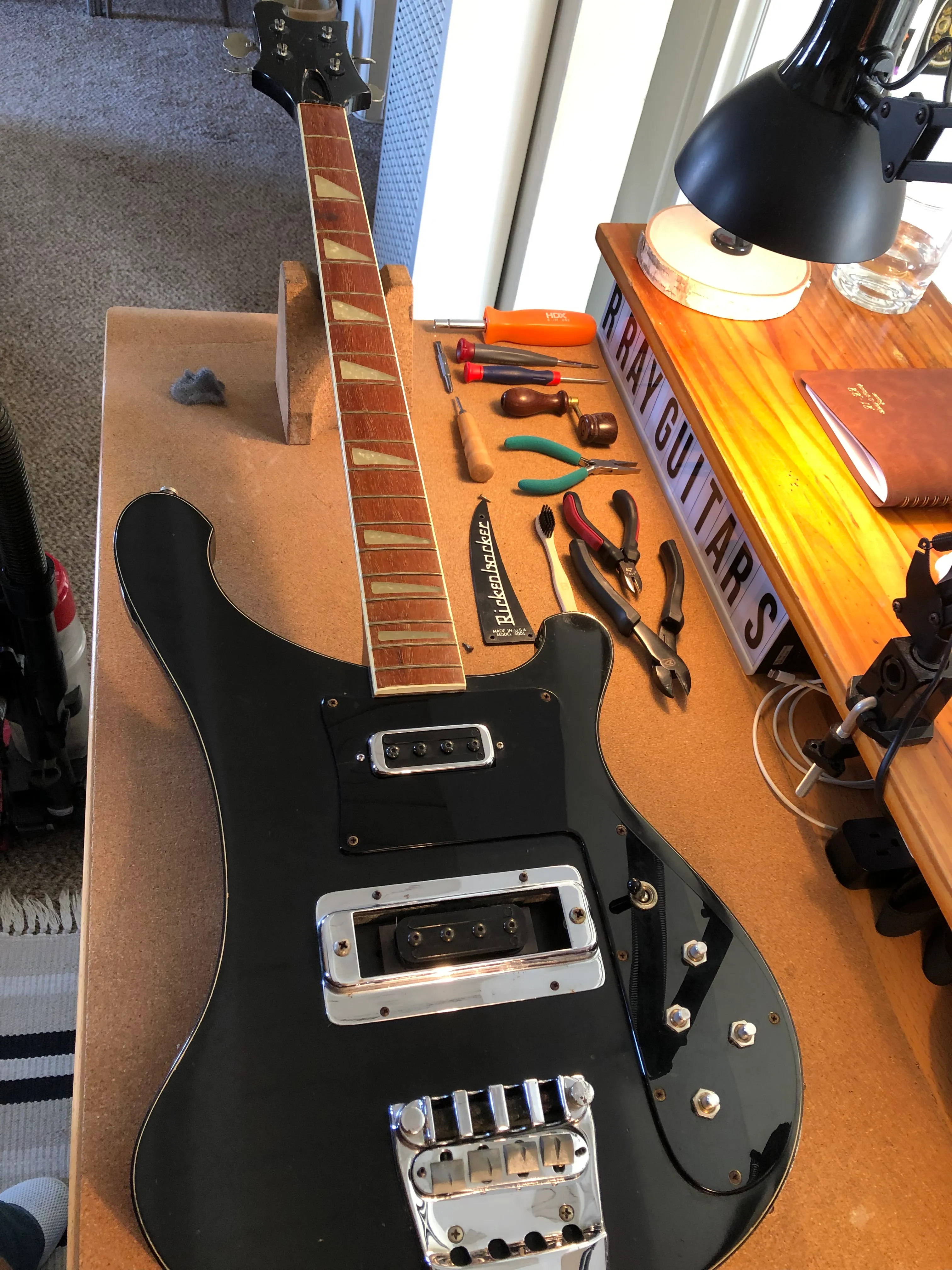 Gallery image 18 showing guitar repair work