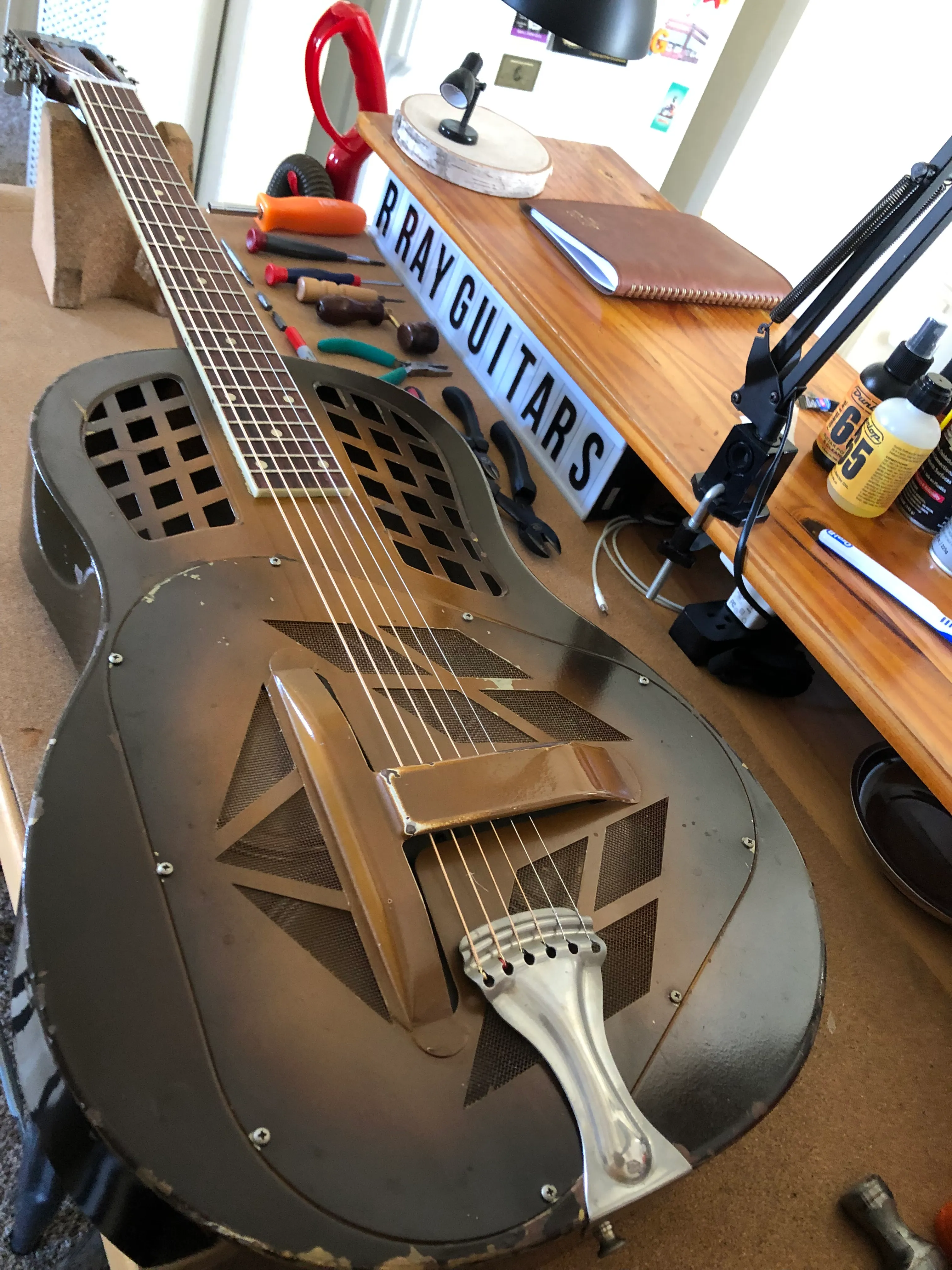 Gallery image 28 showing guitar repair work