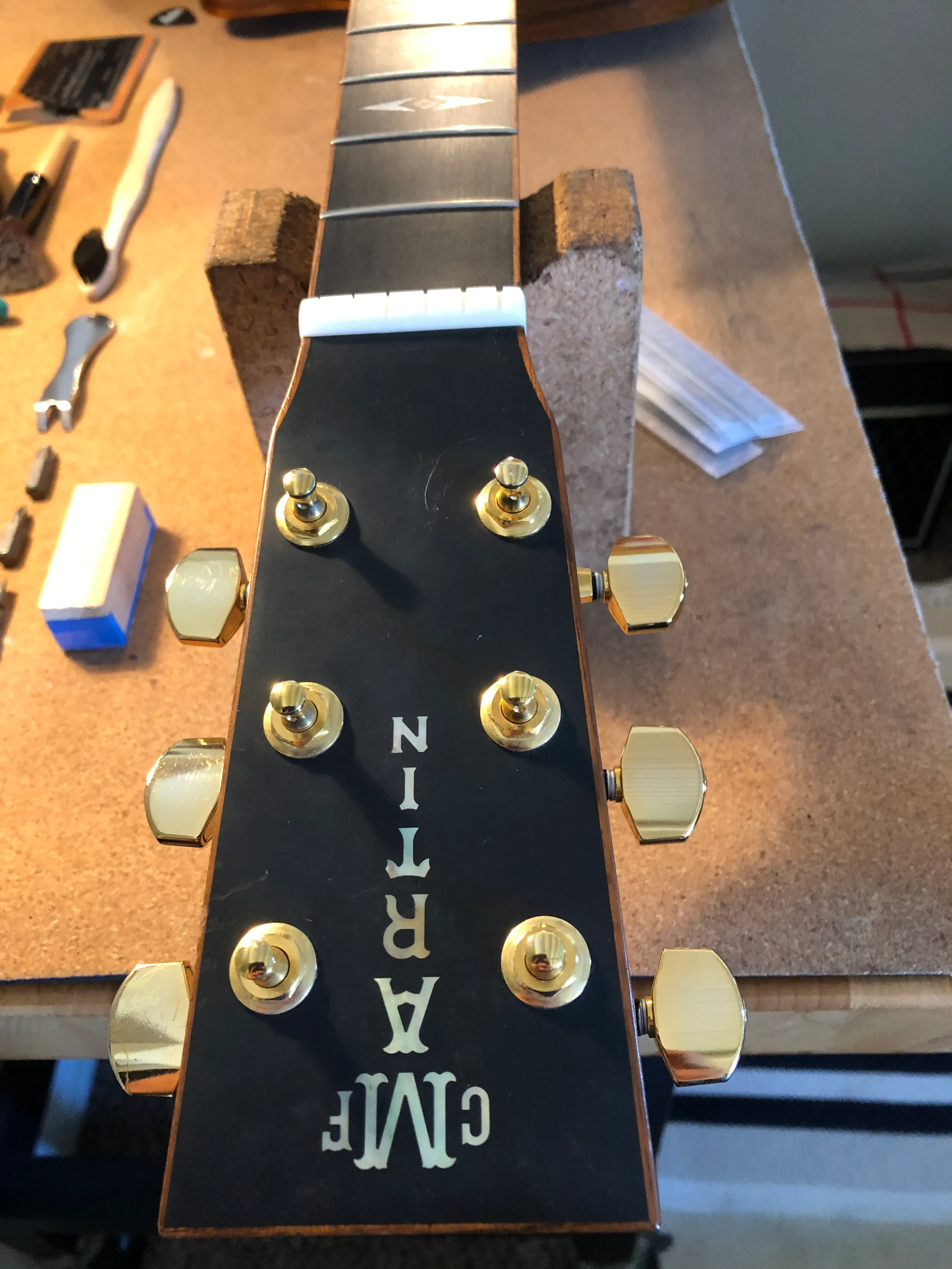 Gallery image 36 showing guitar repair work