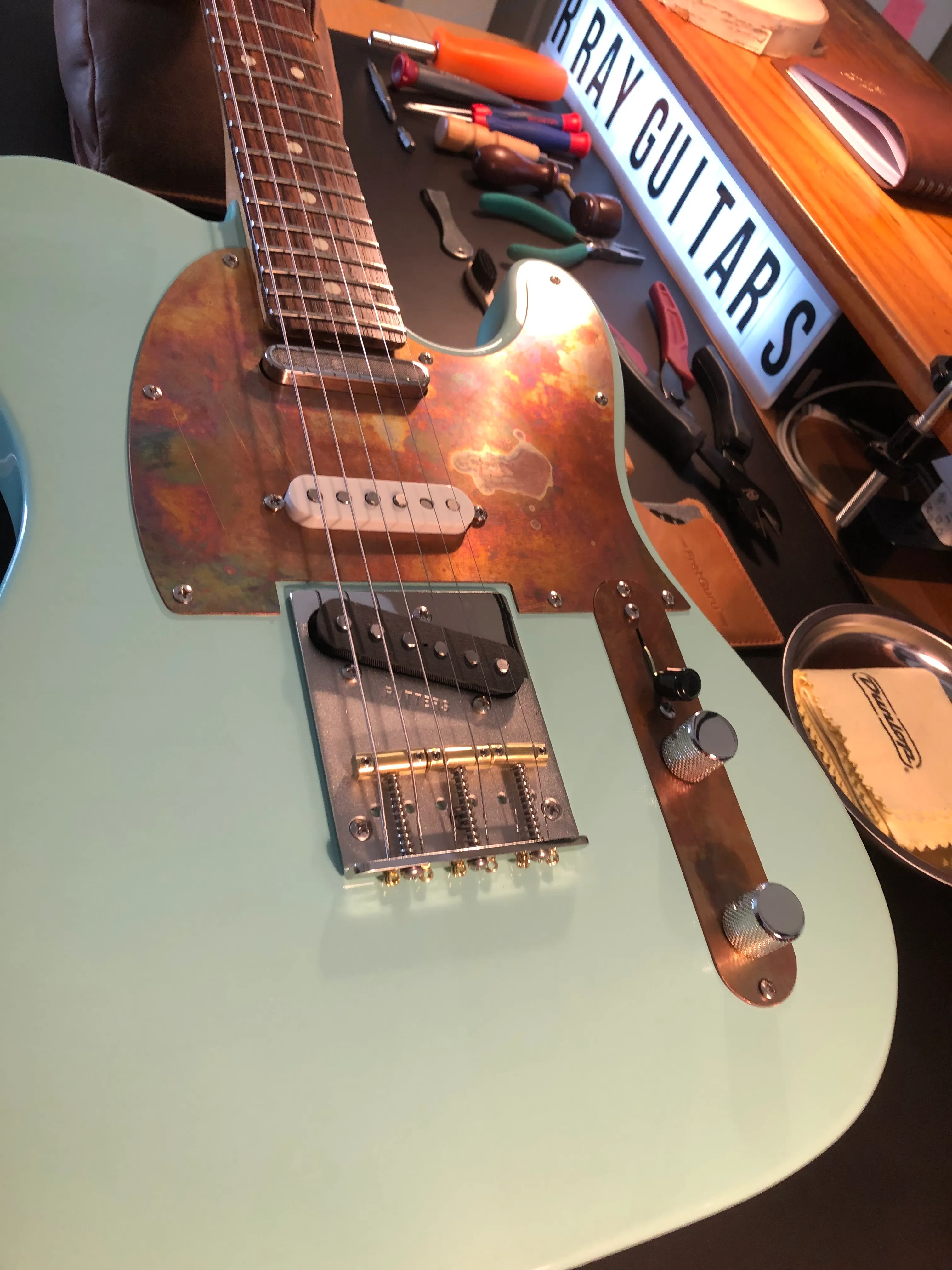 Gallery image 39 showing guitar repair work