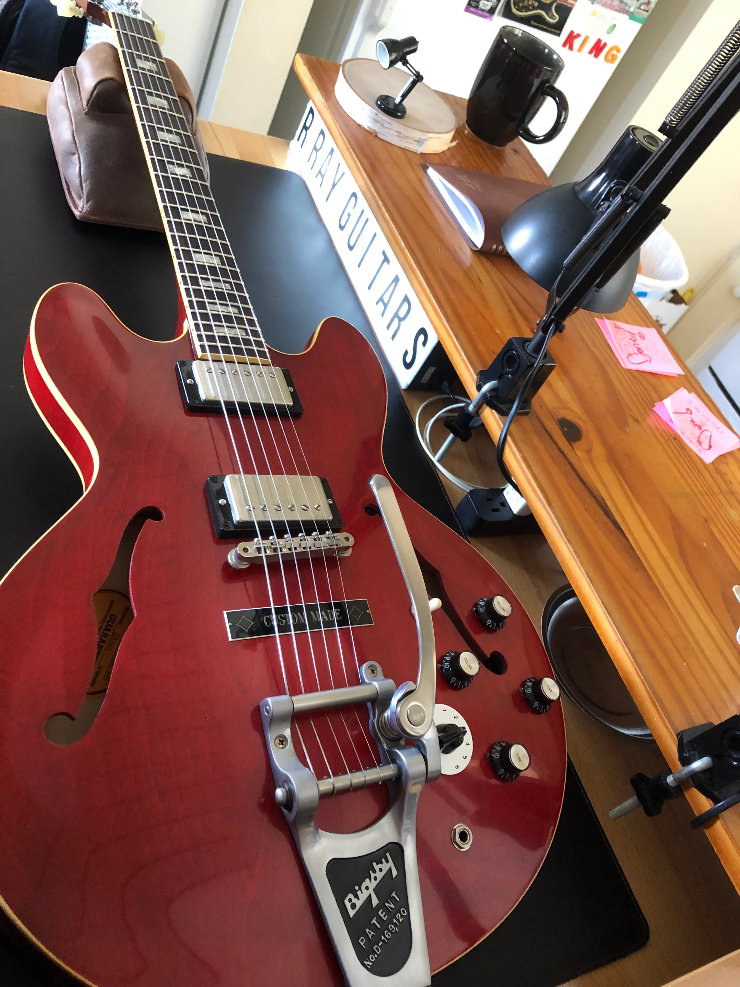 Gallery image 40 showing guitar repair work