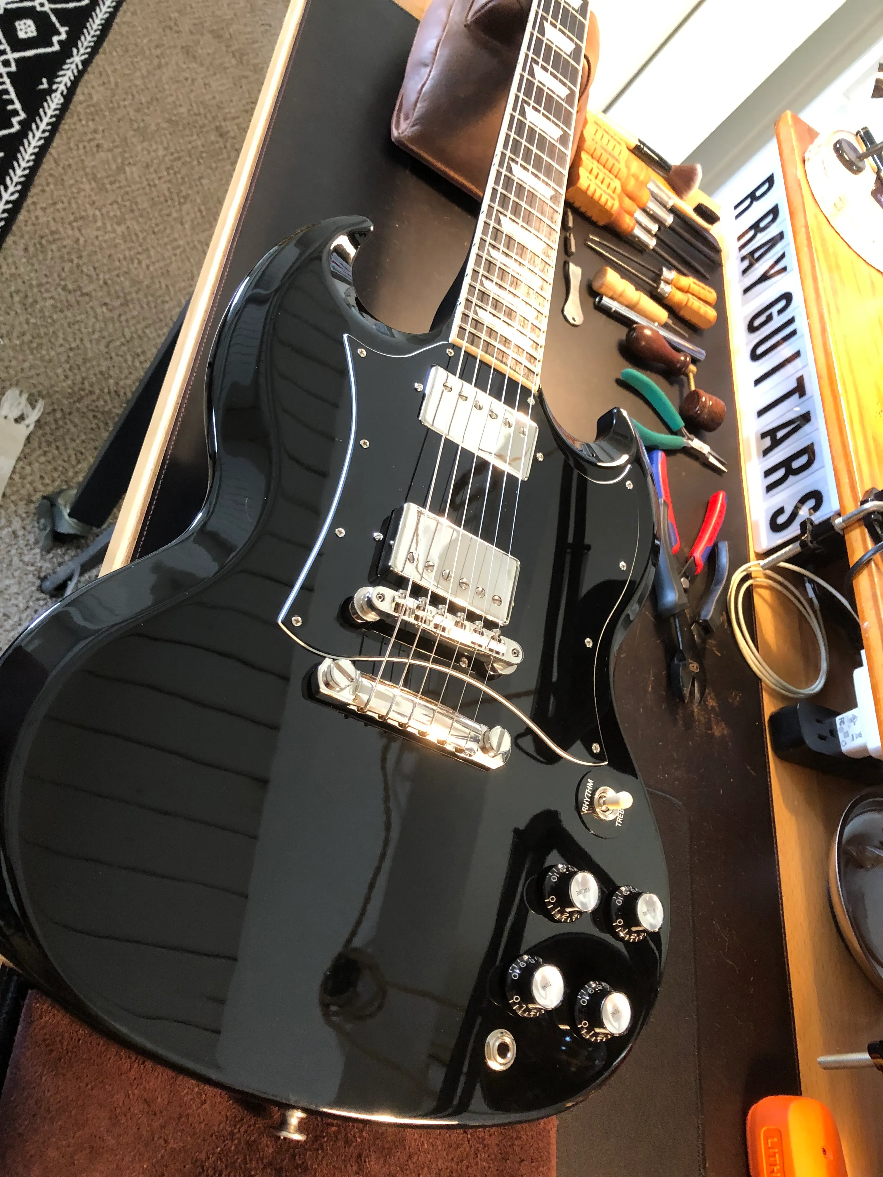 Gallery image 50 showing guitar repair work