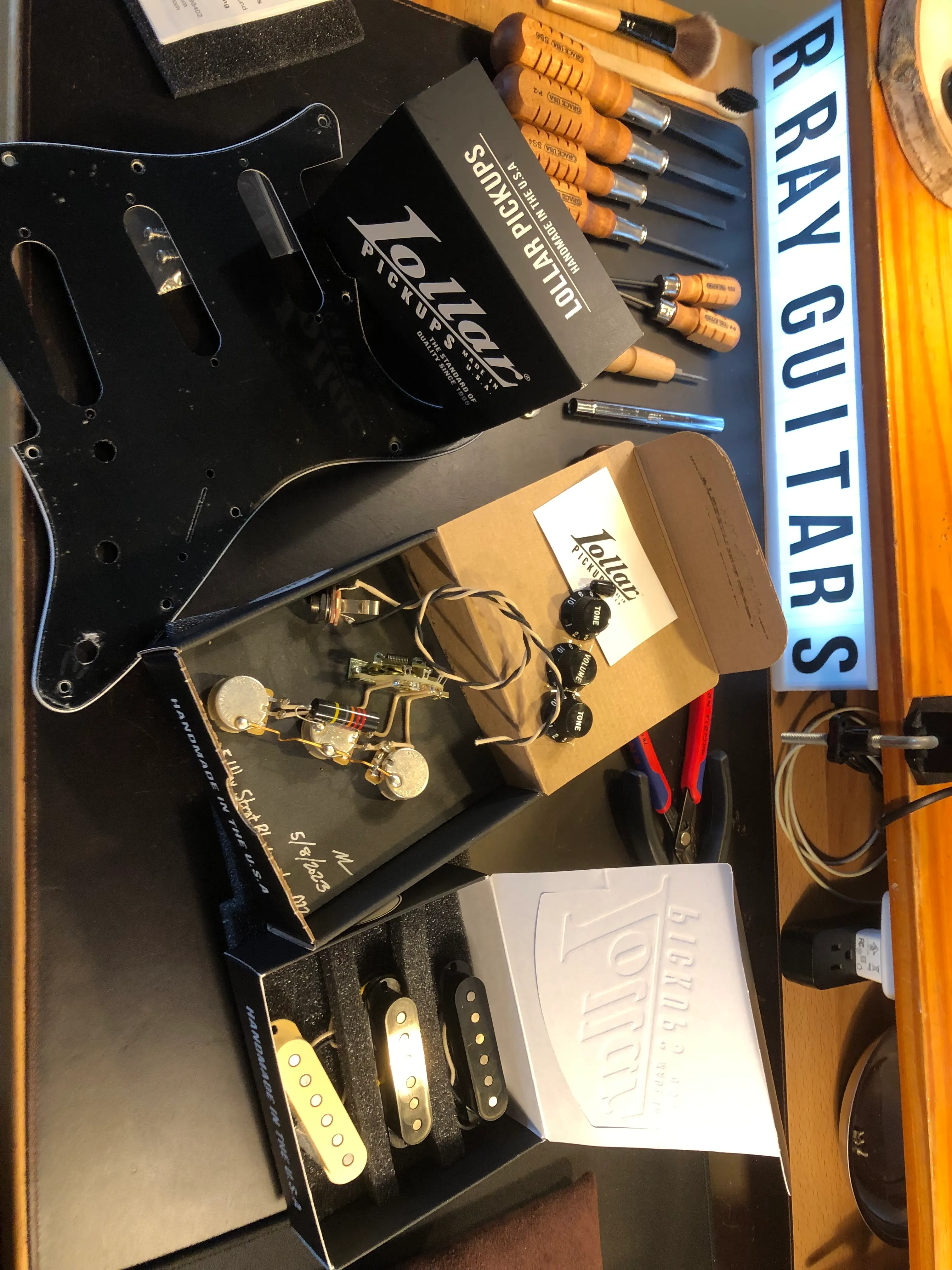 Gallery image 51 showing guitar repair work