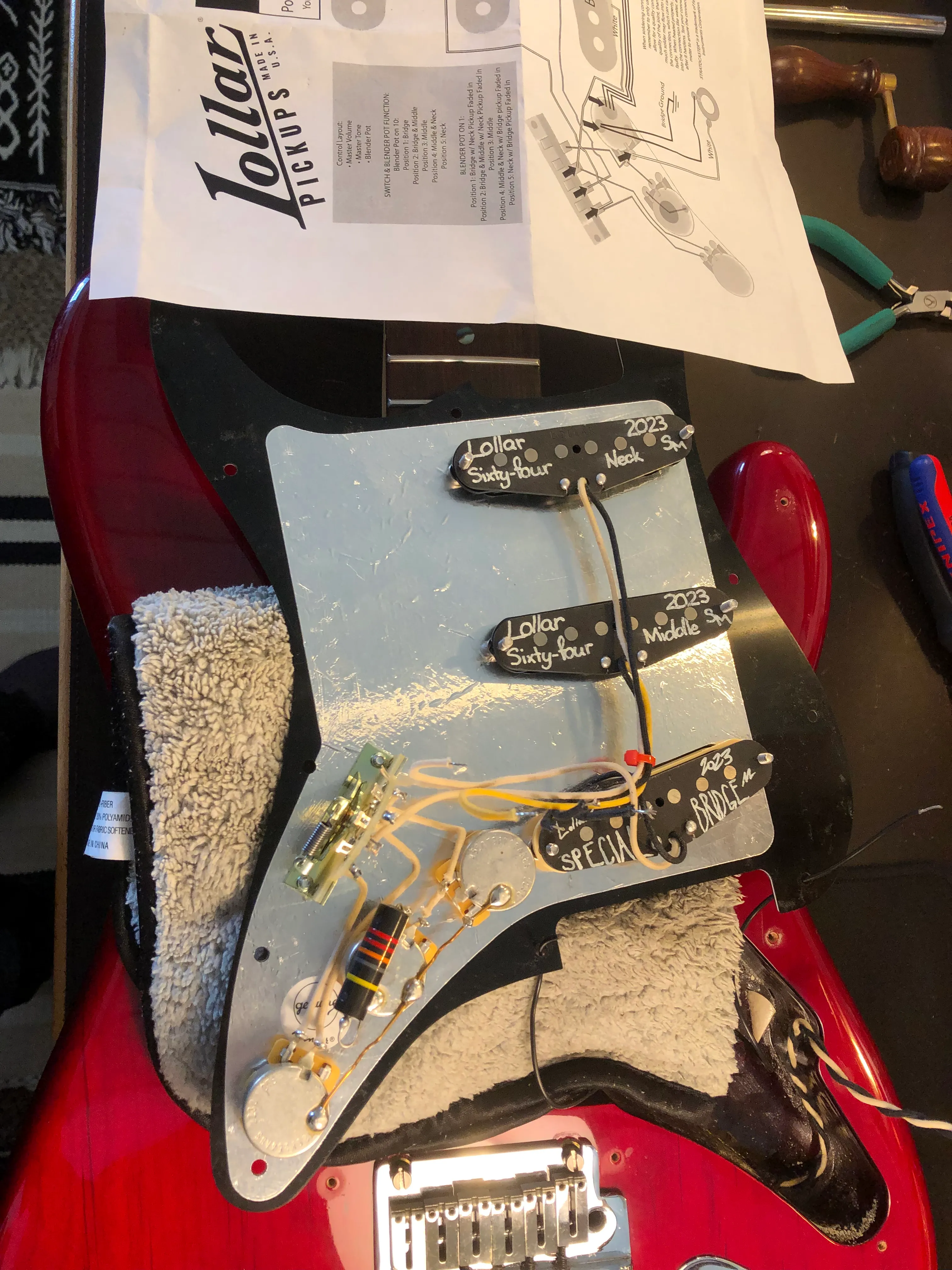 Gallery image 52 showing guitar repair work