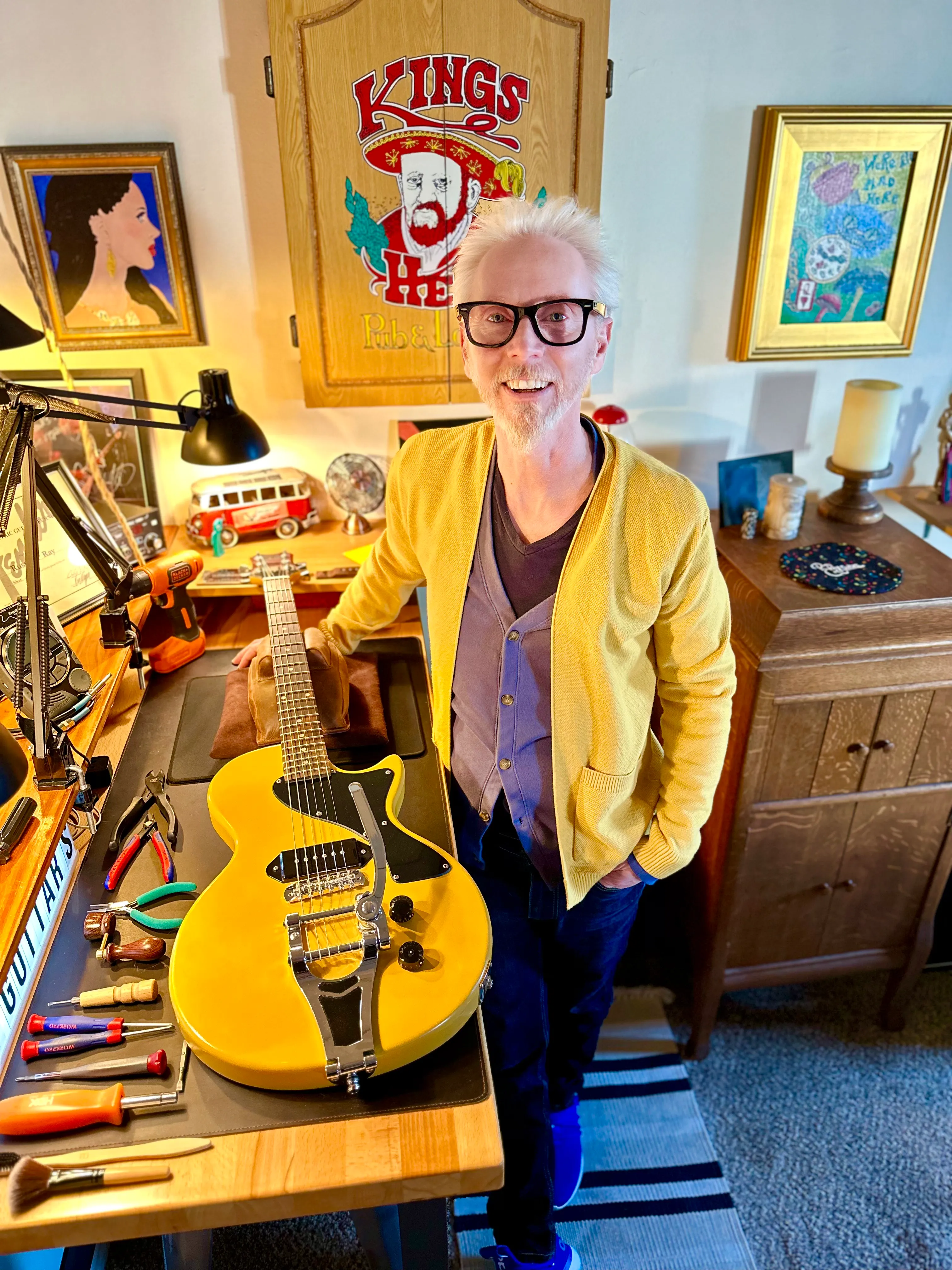 Gallery image 58 showing guitar repair work